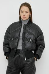 Guess bomber dzseki női, fekete, téli, oversize - fekete XL