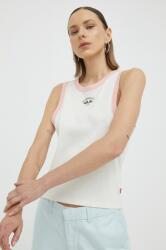 Levi's pamut top fehér - fehér XS