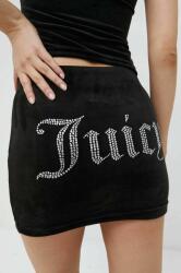 Juicy Couture szoknya Maxine fekete, mini, ceruza fazonú - fekete M