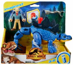 Imaginext Set dinozaur cu figurina, Imaginext Jurassic World, Stegosaurus, GVV64 Figurina