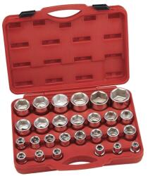 Genius Tools Dugókulcs - crowafej készlet 3/4" 6 lap COLOS 27 db-os Genius (GS-627S)