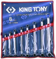 KING TONY Csillag-csillagkulcs készlet hajlított 8 db-os 6-23 mm (1708MR)