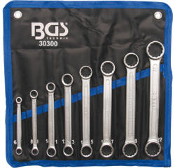 BGS technic Csillag-csillagkulcs készlet egyenes EXTRA-LAPOS 8 db-os 6-22 mm (9-30300)