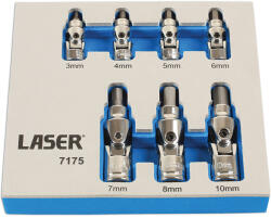 Laser Tools Dugókulcs készlet, imbusz, csuklós 3-10 mm (LAS-7175)