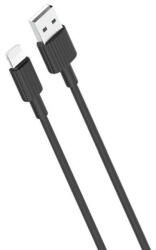 XO Cable USB to Lightning XO NB156, 2.1A 1m (black) - scom