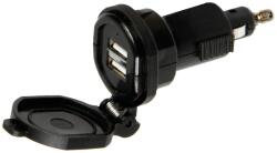 LAMPA DIN-Tech 2 - USB Töltőfej DIN-steckerbe - 3000mA - 12/32V