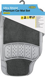  Ring Ultra Shield 5000 - PVC + Textil Autószőnyeg Szett - Szürke