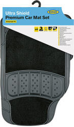  Ring Ultra Shield 5000 - PVC + Textil Autószőnyeg Szett - Fekete