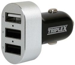 Usb Töltő 3-as Triplex 4500ma 12/24 V