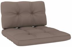 vidaXL Perne de paleți, 2 buc. , gri taupe, material textil (314521)
