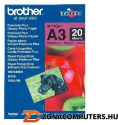  BROTHER Innobella Premium Plus A3 20db/csomag (BP71GA3) fényes papír