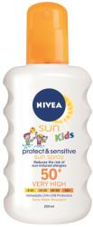 Nivea Sun Kids Protect & Sensitive napozó spray gyermekeknek 200 ml