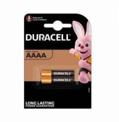 Duracell Baterie alcalina 1.5V AAAA LR61- 2 buc. în ambalaj DURACELL
