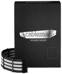 CableMod Set cabluri modulare CableMod PRO ModMesh 12VHPWR C-Series RMi / RMx / RM (Black Label) - Black/White, CM-PCSR-16P3KIT-NKKW-R