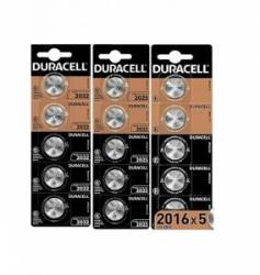 Duracell Baterie buton litiu CR2016 3V 5 buc. în blister DURACELL /preț pentru 1 baterie/ Baterii de unica folosinta