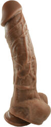 STD Dildo Realist Zeo, Silicon Premium, Maro, 24 cm Dildo