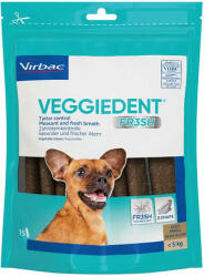 Virbac Veggiedent Fr3sh ízletes rágószalagok (XS; 5 kg alatti kutyáknak; 15 rágórúd)
