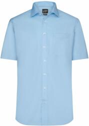 James & Nicholson (Daiber) Rövid ujjú férfi ing JN684 - Világoskék | 4XL (1-JN684-1766684)