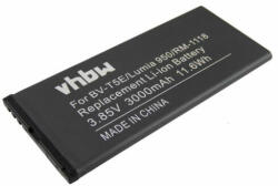 VHBW Telefon akkumulátor akku Microsoft / Nokia BV-T5E - 3000mAh, 3.85V, Li-ion (WB-800113632) - smartgo