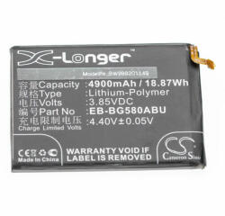 VHBW Telefon akkumulátor akku Samsung EB-BG580ABU, GH82-18701A - 4900mAh, 3.85V, Li-polymer (WB-888201149) - smartgo