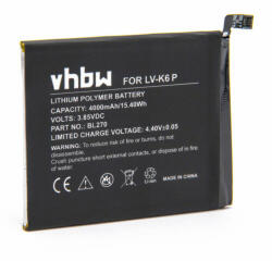 VHBW Telefon akkumulátor akku Lenovo BL270 - 4000mAh, 3.85V, Li-polymer (WB-800114921) - smartgo