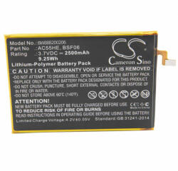 VHBW Telefon akkumulátor akku Archos AC55HE, BSF06 - 2500mAh, 3.7V, Li-polymer (WB-888200206) - smartgo