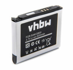 VHBW Telefon akkumulátor akku Samsung AB603443CE, AB603443CC - 900mAh, 3.7V, Li-ion (WB-106171100) - smartgo