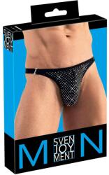 Svenjoyment - strasszos férfi tanga (fekete) - shop