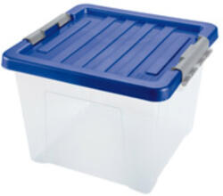 Heidrun Europlastic Heidrun Clipbox átlátszó tárolódoboz 24L clippes (1612)