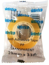SINTERTOP Ragasztószalag SINTERTOP 22007 19mmx33y átlátszó darabonként csomagolva (10083) - papir-bolt