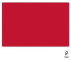 Procos Red Unicolour, Piros papír asztalterítő 120x180 cm FSC PNN92115