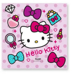 Procos Hello Kitty Fashion szalvéta 20 db-os, 33x33 cm PNN94701