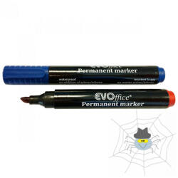 EVOffice EV1I02 permanent marker 1-5 mm, vágott hegyű - kék
