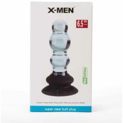 X-Men Butt Plug cu Ventuza 3 Bile XMEN