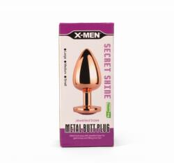X-Men Plug Anal X Men Secret Shine Rose Gold Heart L