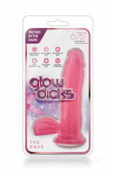 Blush Novelties Dildo Fosforescent Glow Dicks The Rave Dildo