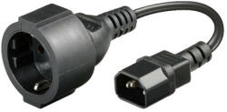 Cablu alimentare IEC - SCHUKO, 20 cm IEC-SCHUKO-20 (IEC-SCHUKO-20)