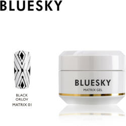 BLUESKY Cosmetics Mátrix zselé rugalmas csíkok húzásához - fekete - blackorlov 8 g