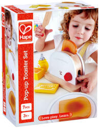 Hape Jucarie din lemn - Toaster si accesorii mic dejun (E3148A) Bucatarie copii
