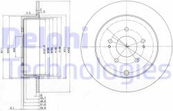 DELPHI Disc frana DELPHI BG4035 (BG4035) - automobilus