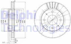 DELPHI Disc frana DELPHI BG2763 (BG2763)