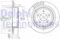 DELPHI Disc frana DELPHI BG4041 (BG4041) - automobilus