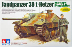 TAMIYA Jagdpanzer 38(t) Hetzer Mittlere Produktion 1: 35 makett harcjármű (300035285) (300035285)