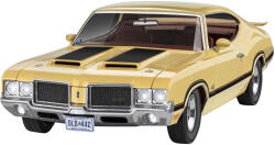 Revell 71 Oldsmobile 442 Coupé 1: 24 makett készlet kiegészítőkkel (67695 R) (67695)