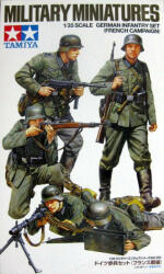 TAMIYA German Infantry Set makett figura 1: 35 (300035293) (300035293)