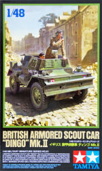 TAMIYA British Armored Scout Car DINGO Mk. II 1: 48 makett harcjármű (300032581) (300032581)
