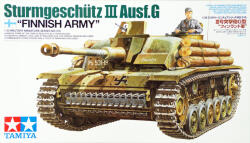 TAMIYA Sturmgeschutz III Ausf. G Finnish Army 1: 35 makett harcjármű (300035310) (300035310)