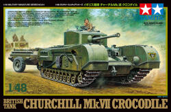TAMIYA British Tank Churchill Mk. VII Crocodile 1: 48 makett harcjármű (300032594) (300032594)