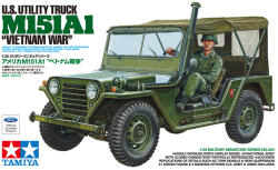 TAMIYA US Utility Truck M151A1 VIETNAM WAR 1: 35 makett harcjármű (300035334) (300035334)
