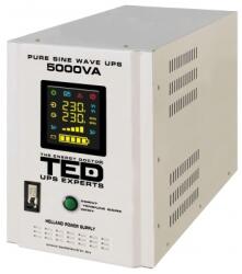 Ted Electric UPS pentru centrala termica (pe lemne / gaz) TED Electric 5000VA / 3500W utilizeaza 2 acumulatori (neinclusi) (UPS 5000VA/3500W TED001689)